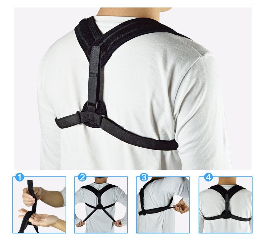 Posture Corrector & Back Support Brace | Clavicle & Spine Alignment - Cresvya